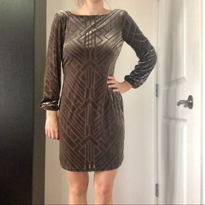 VINCE CAMUTO Velvet Green Dress